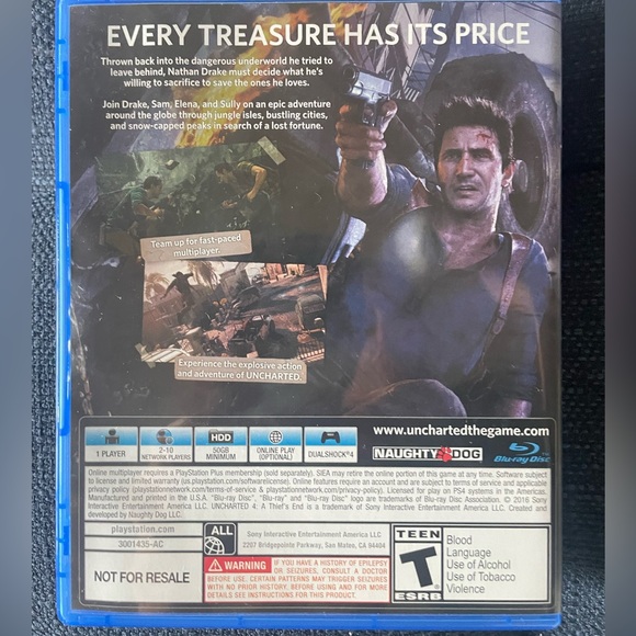 Uncharted 4 - A Thief's End - PS4 game - Picture 2 of 2